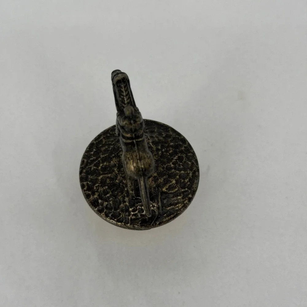 Blantons Bourbon Wine Bottle Stopper Horse Jockey Bronze Finish‎ Letter B